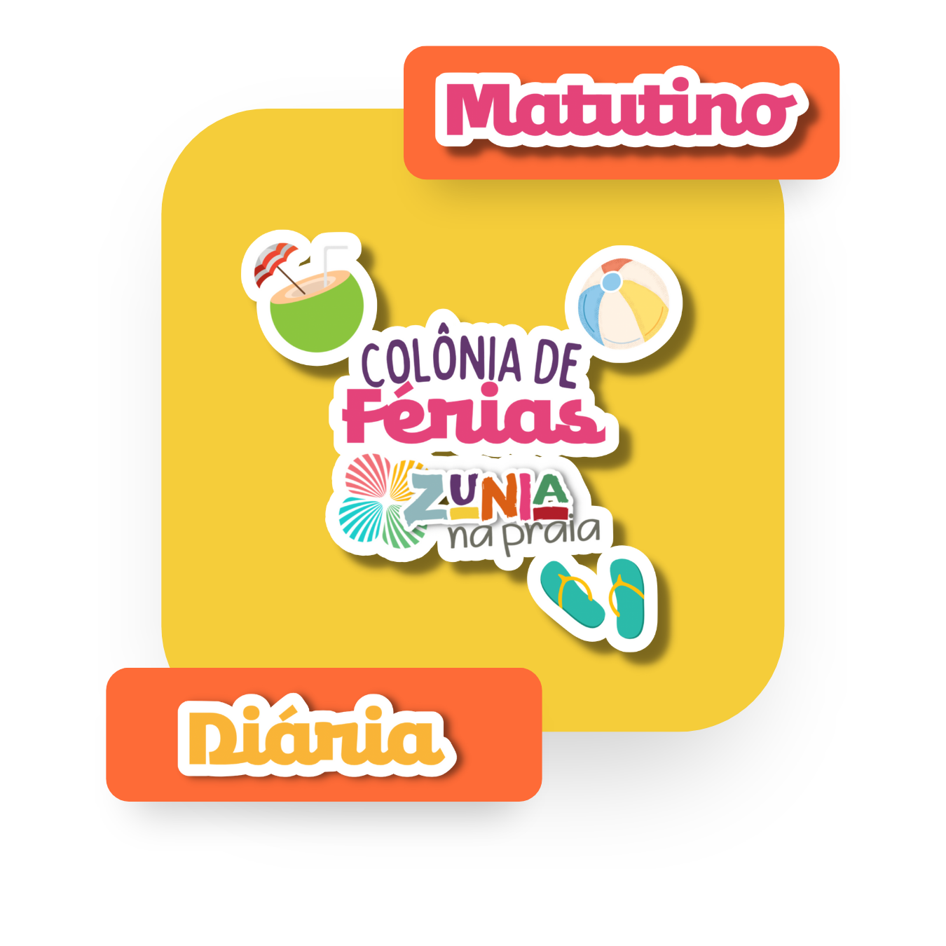 Colônia de Férias Matutino ( 08H ÁS 12H30) - 01 DIÁRIA